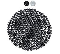 2160 Pièces Strass Hotfix en Verre Jet Black SS20 4.6-4.8 mm | Avec colle thermofusible pour une fixation durable. Idéal pour vêtements, sacs, chaussures et créations DIY