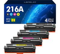 216A Lot de Toners de Rechange pour imprimante Color Laserjet Pro MFP M183fw M182n M182 M182nw M183fdw M155 M155a pour Toner 216A W2410A W2411A W2412A W2413A (avec Puce)