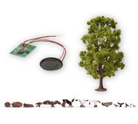 NOCH 21782 18,5 cm Arbre D’Allée Avec Chant D’Oiseaux Pour Paysage 1:87