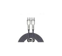 (2180)Catjk-d05 Cafule Câble de charge et de données métallique 100 W Type-C / USB-C vers Type-C / USB-C
