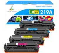 219A 219X MFP 3302FDW Toner: avec Puce 4-Pack Compatible Remplacement pour HP 219A pour Color LaserJet Pro MFP 3302FDW 3302SDW 3302FDN 3302FDNG 3302FDWG 3302SDWG 3202DN 3202DW Noir Cyan Jaune Magenta