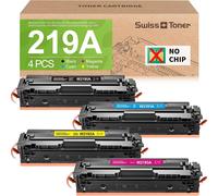 219A Compatible Avec Hp 219A 219X Pour Mfp 3302Fdwg Toner Pour Hp Color Laserjet Pro Mfp 3302Fdwg Mfp 3302Sdwg Mfp 3302Fdng Pour 219A W2190A W2191A W2192A W2193A 4-Park