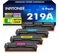 219A Compatible pour HP 219X Color Pro MFP 3302FDW Toner avec Puce