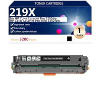 219X Cartouche de Toner Haute Capacité Compatible pour HP Color Laserjet Pro 3202dw et 3302fdw Imprimantes, Différentes Spécifications Disponibles,Black