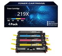 219X Cartouches de Toner à Puce pour HP 219X 219A W2190X pour Couleur LaserJet Pro MFP 3302FDW 3302SDW 3302FDN 3302FDNG 3302FDWG 3302SDWG 3202DW 3202DN Imprimante ,4 Color-4 Pack