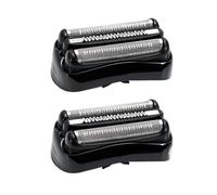 21B Replacement Electric Shaver Head, Compatible For Braun， Series 3 Electric Shavers 301S,310S,320S,330S,340S,360S,3010S,3020S,3030S,3040(21B-2pc)