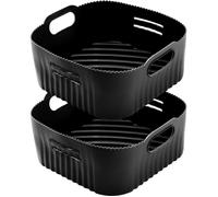21Cm Air Fryer Accessoires,Moule Air Fryer Pour Philip Xl 6,2L,Cosori 5,5L 4,7L,Cecotec 5,5L 6L,Friteuse Sans Huile,Réutilisable