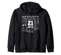 21e Anniversaire 21 Ans drôle Chimie Nerd Humour Geek Sweat à Capuche
