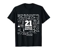 21e Anniversaire 21 Ans drôle Chimie Nerd Humour Geek T-Shirt