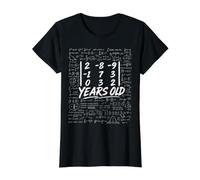 21e Anniversaire Déterminant Matrice Math G rôle T-Shirt Graphique avec Valeur, Femme, Noir, M