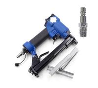 21ga 1000 Pneumatic Air Stapler - Fine Stapler Gun For Furniture Nailer Woodworking - Compressed Air Tool With Pieces Of Nails Pour de nombreux supports(GP male)
