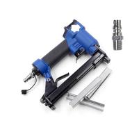 21ga 1000 Pneumatic Air Stapler - Fine Stapler Gun For Furniture Nailer Woodworking - Compressed Air Tool With Pieces Of Nails Pour de nombreux supports(JP male)
