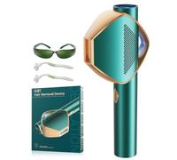 21J Épilateur Lumière Pulsée Avec Technologie Flash Rapide IGBT 0.8s, Infinite Scintillement 600-1200NM Lumière Pulsée Épilateur Féminin, 3 Modes Uniques Épilateur Laser Visage, Bikini, Corps