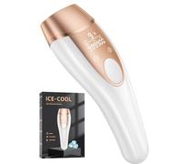 21J Épilateur Lumière Pulsée, IPL Épilateur Laser avec Fonction de Refroidissement, Salon à la Maison,9 Niveaux Laser Epilation pour Femme et Homme, Corps Aisselles, Blanc