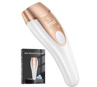 21J Épilateur Lumière Pulsée, IPL Épilateur Laser avec Fonction de Refroidissement, Salon à la Maison,9 Niveaux Laser Epilation pour Femme et Homme, Corps Aisselles, Blanc