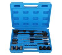 21pcs Ensemble Kit De Nettoyage D'arbre De Si¿¿Ge D'injecteur Bougie De Pr¿¿Chauffage Clean Set Coffret Outillage