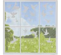 21Pcs Stickers électrostatiques repositionnables - AQSACOKIYA - Contre impacts et collisions d'oiseaux aux vitres des fenêtres