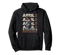 21st Birthday Dog Lover April 2005 Vintage 21 Years Old Men Sweat à Capuche