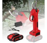 21V 600W SéCateur éLectrique Sans Fil, 30mm Secateur A Batterie, Secateur Electrique Professionnel Avec 4500 mAh Batterie, Pour La Taille, Le Jardinage, Les Arbres Fruitiers (1 batterie 1 chargeur)