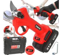 21V AK. Ciseaux pour couper la vigne jusqu'à 25 mm 2x2h