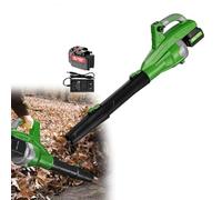 21V Cordless Electric Hair Dryer, 120 Minutes Working Time, Lightweight Leaf Blower, Suitable for Patio Cleaning, Lawn Care, Blowing Fallen Leaves and Dust, etc.