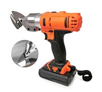 21V électrique tôle ciseaux batterie Cutter Rechargeable cisailles treillis métallique sans fil fer couleur acier tuile couteau outils électriques,Puissant et efficace