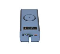 21X18650 BoîTe de Stockage de Batterie LumièRe LED PD Rapide QC3.0 Charge 18650 Batterie Batterie Externe BoîTier Coque 15W Charge Sans Fil A