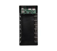 21X18650 BoîTier de Batterie Sans Soudure BoîTier de Batterie Externe PD avec LumièRe 18650 BoîTier de Charge de Batterie DéTachable Portable