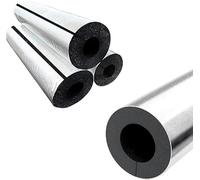 Ø 22-110mm Isolation Tuyaux Mousse, Aluminium Manchon De Tuyau D'isolation Pour Tube Chauffage & Climatisation, Autocollant Isolant, Epaisseur 15/20/30mm