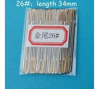 -22 -24 -26 -28 Point De Croix En Acier Inoxydable Coudre Aiguilles À Broder Fin Émoussée Pas Très Pointu Pointe Longue Aiguille À ?Il 100pcs/Pack - Type 300pcs #C