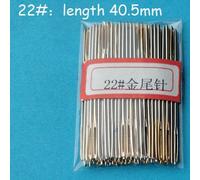 -22 -24 -26 -28 Point De Croix En Acier Inoxydable Coudre Aiguilles À Broder Fin Émoussée Pas Très Pointu Pointe Longue Aiguille À ?Il 100pcs/Pack - Type 100pcs #A
