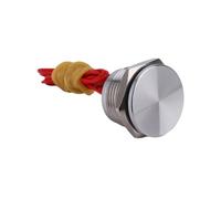 22/25/30MM IP68 Stainless Steel Flat head Normally Open Momentary Metal Piezo Switch NWPNLXEA(30mm piezo switch)