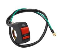 22-25mm 7/8" Pour Coupe-circuit Moteur Moto Bouton D'arrêt D'urgence Étanche 12 V/10 A Pour VTT Motocross Noir Pièces Et Accessoires Moto