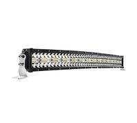 22" 32" 42" 52" Barre Lumineuse À LED Incurvée 390W 585W 780W 975W Led Work Light 3-Row 4X4 Truck ATV Car Offroad Driving Lights, IP68 Étanche,32inch