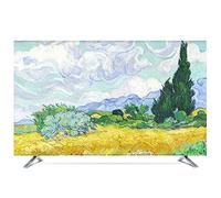 22-80 Pouces Housse de Télévision Polyester Antipoussière aux Couleurs Vives Housse de Protection pour TV pour LCD LED, Peinture à l'huile Motif Tv Couverture Anti-poussière In(Color:champ,Size:65in)