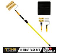 22.9cm Émulsion & Brillant Rouleau Peinture & Mini Set Kit avec Brosse & Plateau