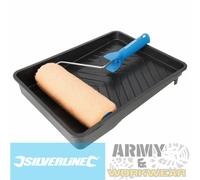 22.9cm Rouleau & Plateau Set Émulsion Peinture Kit Medium Pile Décoration