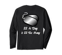 22 A Day is 22 Too Many Veterans Suicide Sensibilisation au SSPT Manche Longue