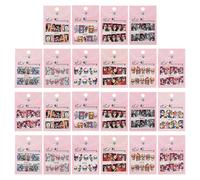 22 Autocollants Pour Nail Art Halloween - Autocollants Crâne Du Jour Des Morts Pour Des Motifs D'ongles Festifs