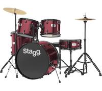 22 " Batterie,Set de Batterie, Complet, TIM122B WR, Rouge Bordeaux