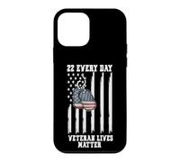 22 Every Day Veteran Lives Matter Suicide Awareness Coque pour iPhone 12 Mini