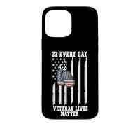 22 Every Day Veteran Lives Matter Suicide Awareness Coque pour iPhone 13 Pro Max