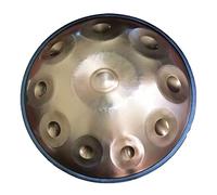 22 Inch D Minor Handpan Drum, Steel Drum Percussion with Stand and Soft Handbag - 9/10 Note Music Instrument for Beginners and Professionals