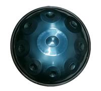 22 Inch D Minor Handpan Drum, Steel Drum Percussion with Stand and Soft Handbag - 9/10 Note Music Instrument for Beginners and Professionals