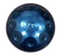 22 Inch D Minor Handpan Drum, Steel Drum Percussion with Stand and Soft Handbag - 9/10 Note Music Instrument for Beginners and Professionals
