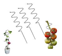 22 inch Extra Long Tomato Twist Stake, Extra Long Spiral Plant Support | Heavy Duty Garden Stakes, Upgraded Spiral Plant Support for Tall Tomatoes, Cucumbers, Vines, Climbing Plants (3pcs)
