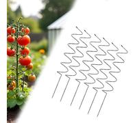 22 inch Tomato Twist Stake, Extra Long Spiral Plant Support | Heavy Duty Garden Stakes for Tomatoes, Cucumbers, Vines & Low Plants (6PCS)