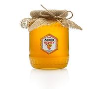 22 kg | Le miel d'acacia, pur & brut & cru | 20 x 1,1 kg | Le miel provient directement de l'apiculteur polonais | Frais | Miel dans un bocal en verre