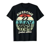 22 mai 1984 40e anniversaire 40 ans 2024 anniversaire T-Shirt