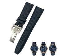 22 mm 20 mm 21 mm Bane de montre tissée à la vache ajusté pour IWC Portugieser Pilot's Watches Portofino IW5007 Boucche de montre en cuir souple bleu